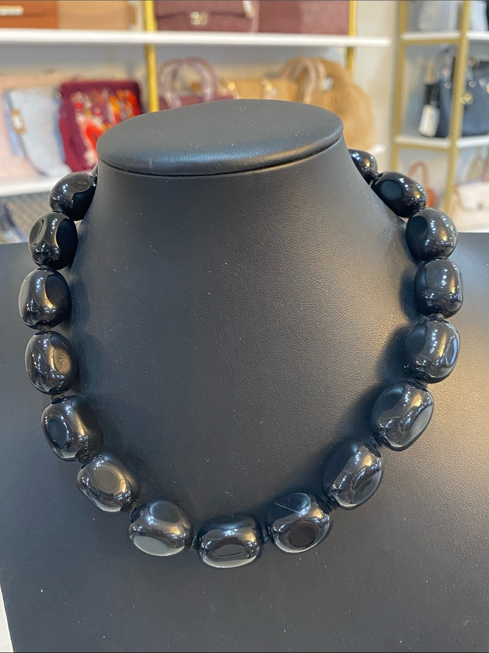 Sterling silver GSJ Stone Necklace
